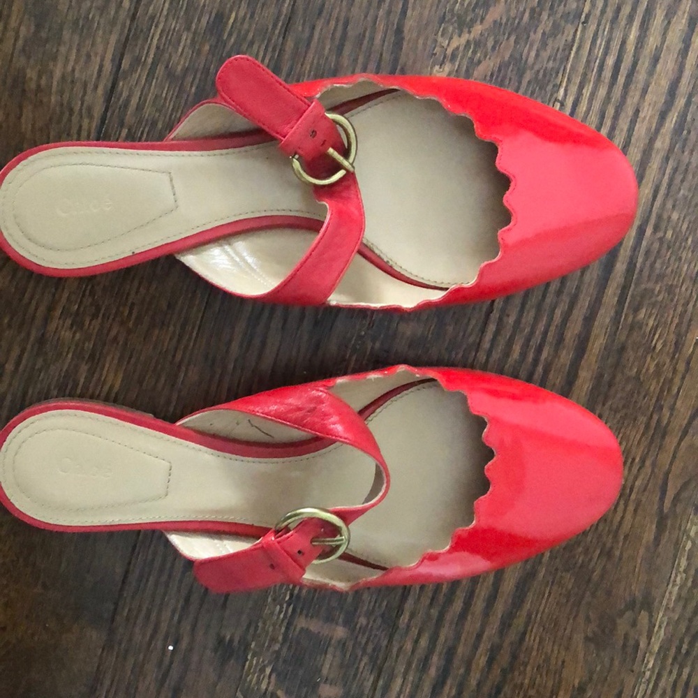 Chloe Lauren mule flats